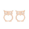 Women's Simple Style Animal Stainless Steel No Inlaid Ear Studs Stainless Steel Earrings