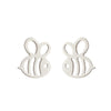 Women's Simple Style Animal Stainless Steel No Inlaid Ear Studs Stainless Steel Earrings