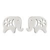 Women's Simple Style Animal Stainless Steel No Inlaid Ear Studs Stainless Steel Earrings