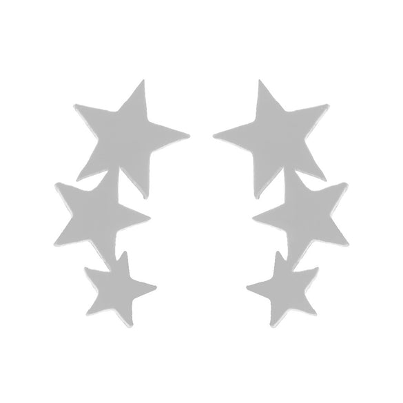 Women's Simple Style Korean Style Geometric Stainless Steel No Inlaid Ear Studs Stainless Steel Earrings