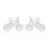 Women's Simple Style Korean Style Geometric Stainless Steel No Inlaid Ear Studs Stainless Steel Earrings