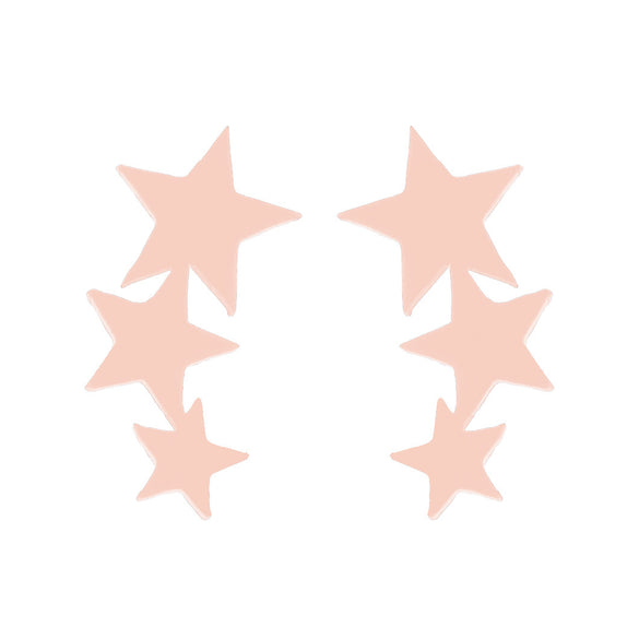 Women's Simple Style Korean Style Geometric Stainless Steel No Inlaid Ear Studs Stainless Steel Earrings