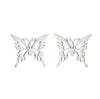 Women's Simple Style Butterfly Stainless Steel No Inlaid Ear Studs Plating Stainless Steel Earrings