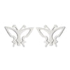 Women's Simple Style Butterfly Stainless Steel No Inlaid Ear Studs Plating Stainless Steel Earrings