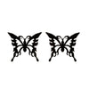 Women's Simple Style Butterfly Stainless Steel No Inlaid Ear Studs Plating Stainless Steel Earrings