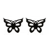 Women's Simple Style Butterfly Stainless Steel No Inlaid Ear Studs Plating Stainless Steel Earrings