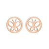 Women's Simple Style Butterfly Stainless Steel No Inlaid Ear Studs Plating Stainless Steel Earrings