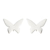 Women's Simple Style Butterfly Stainless Steel No Inlaid Ear Studs Plating Stainless Steel Earrings