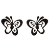 Women's Simple Style Butterfly Stainless Steel No Inlaid Ear Studs Plating Stainless Steel Earrings