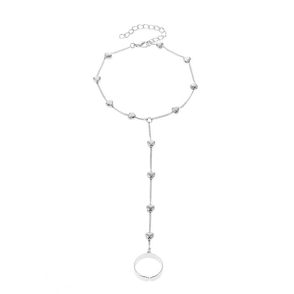 Elegant Geometric Alloy Plating No Inlaid Bracelets