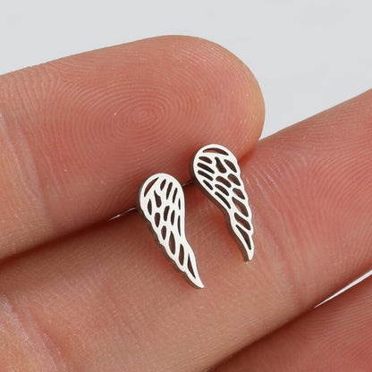 Fashion Geometric Titanium Steel Ear Studs Plating No Inlaid Stainless Steel Earrings