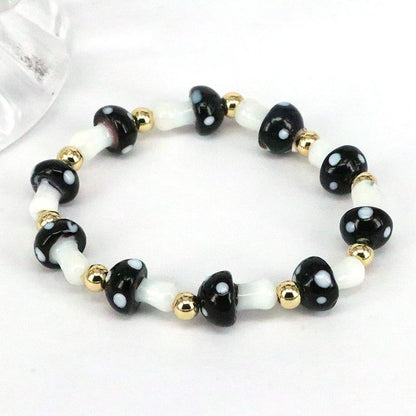 Cute Mushroom Metal Wholesale Bracelets