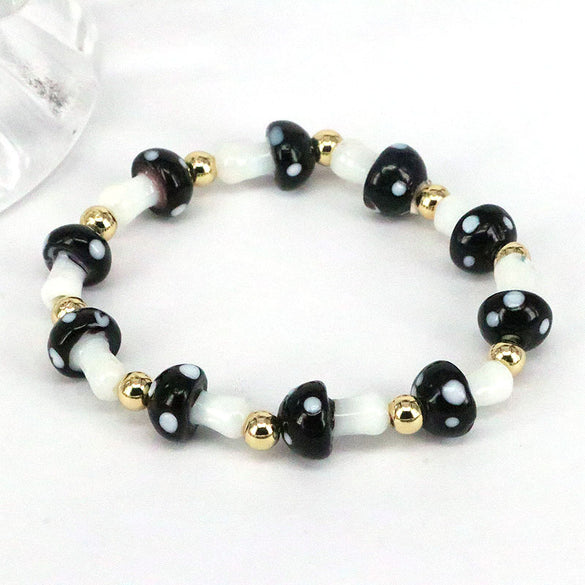 Cute Mushroom Metal Wholesale Bracelets