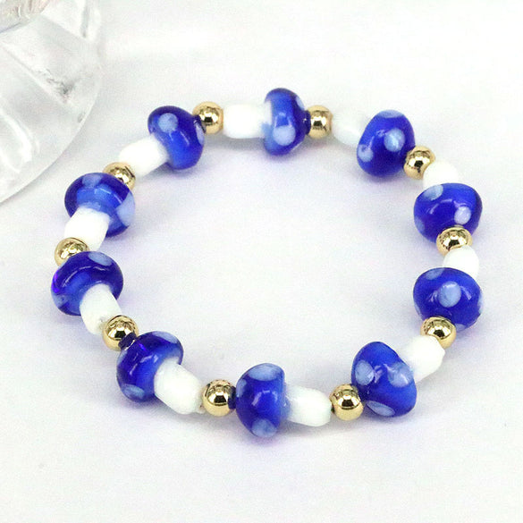 Cute Mushroom Metal Wholesale Bracelets