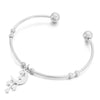 Fashion Star Moon Stainless Steel Bangle No Inlaid Stainless Steel Bracelets