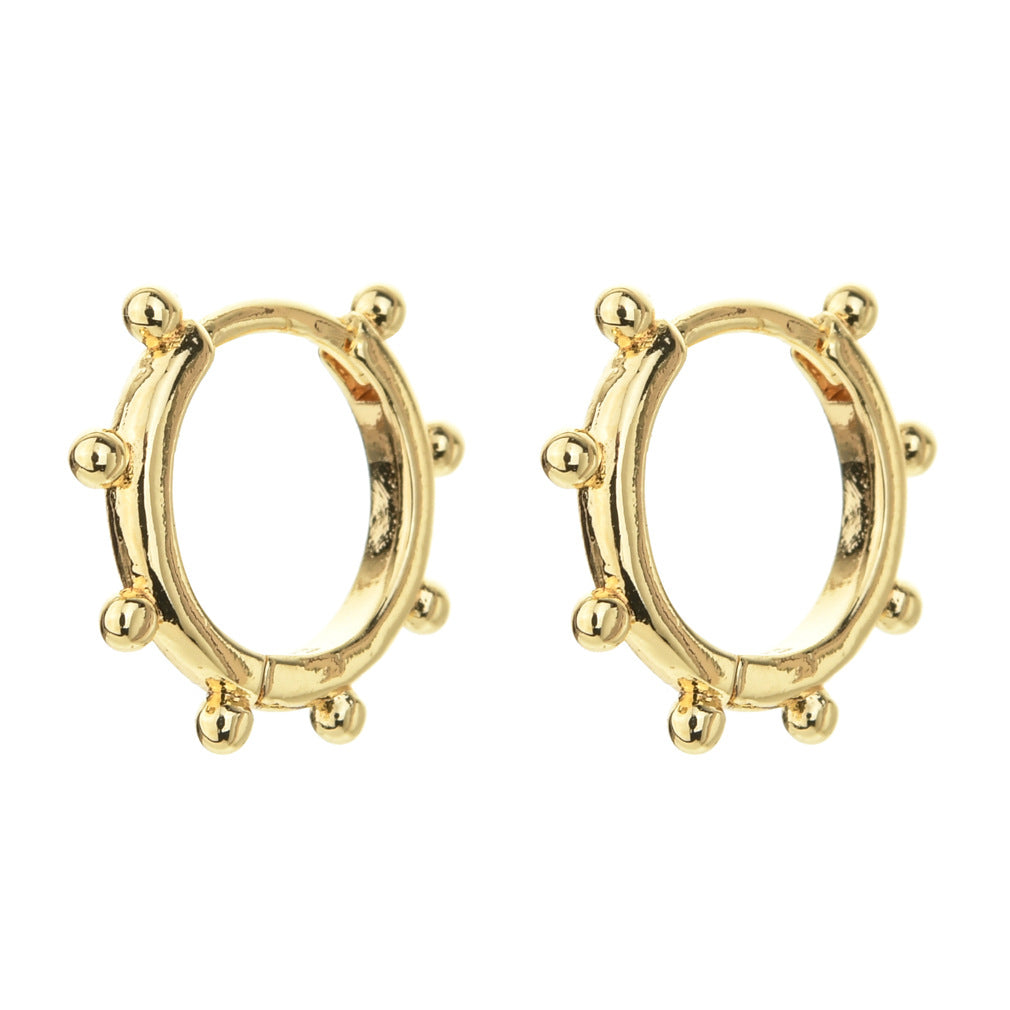 Fashion Rabbit Geometric Plating Copper Earrings