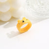 New Creative Simple Korean Cute Cartoon Frog Ring Women's Tail Ring