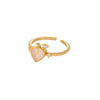 Cute Fruit Bear Alloy Plating Zircon Women's Open Ring