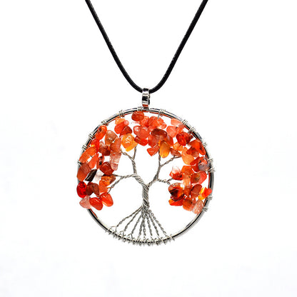 Ethnic Style Leaf Copper Necklace Plating Crystal Copper Necklaces