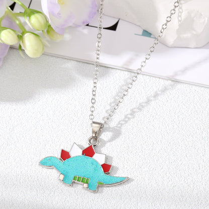 Fashion Dinosaur Alloy Plating Pendant Necklace 1 Piece