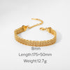 Fashion Geometric Stainless Steel Bracelets Patchwork No Inlaid Stainless Steel Bracelets