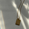 Simple Style Letter Stainless Steel Plating Gold Plated Necklace