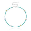 Sweet Flower Alloy Beaded Choker