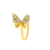 Fashion Star Water Droplets Bow Knot Copper Plating Zircon Nose Studs