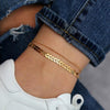 Vacation Devil's Eye Butterfly Alloy Plating Anklet