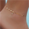 Vacation Devil's Eye Butterfly Alloy Plating Anklet