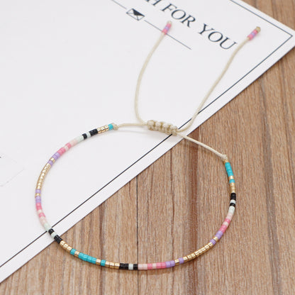 Bohemian Geometric Glass Bracelets