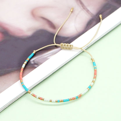 Bohemian Geometric Glass Bracelets