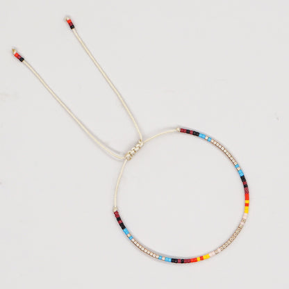 Bohemian Geometric Glass Bracelets