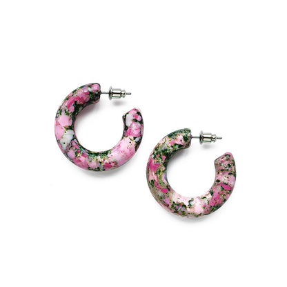 Fashion C Shape Arylic Earrings