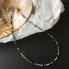 Fashion Geometric Mixed Materials Beaded Necklace