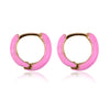 Fashion Geometric Alloy Plating Hoop Earrings 1 Pair