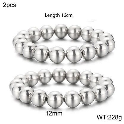 Simple Style Geometric Titanium Steel Bracelets Plating Stainless Steel Bracelets