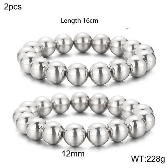 Simple Style Geometric Titanium Steel Bracelets Plating Stainless Steel Bracelets