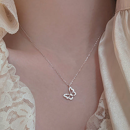 Simple Style Butterfly Alloy Plating Women's Necklace