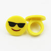 Cartoon Style Emoji Face Epoxy Rings