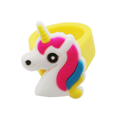 Fashion Unicorn Plastic Epoxy Rings 1 Piece