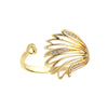 Fashion Wings Copper Rings Inlay Zircon Copper Rings