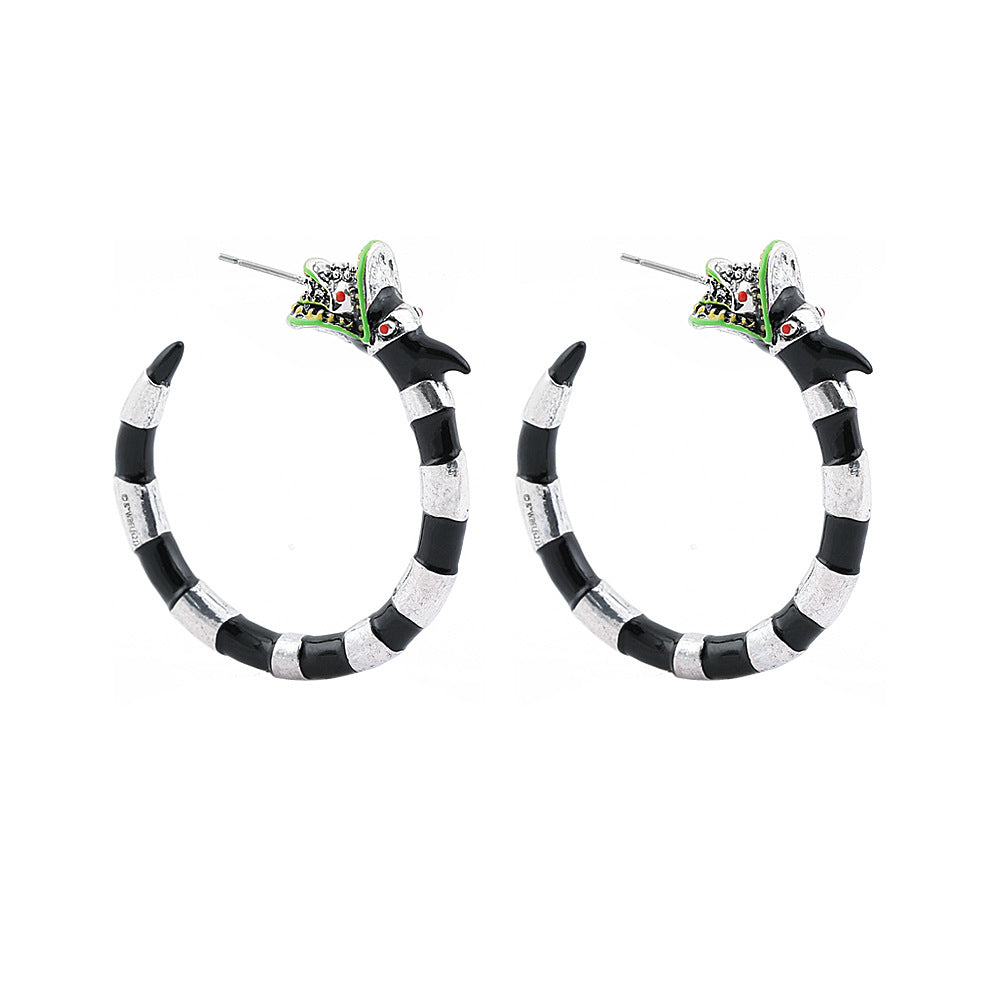 Retro Dragon Alloy Plating Earrings