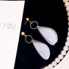 Fashion Wings Alloy Pearl Drop Earrings