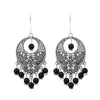 Vintage Style Geometric Alloy Hollow Out Pearl Beads Drop Earrings 1 Pair