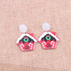 Cartoon Style Geometric Arylic Earrings