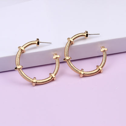 Fashion Geometric Alloy Plating Earrings