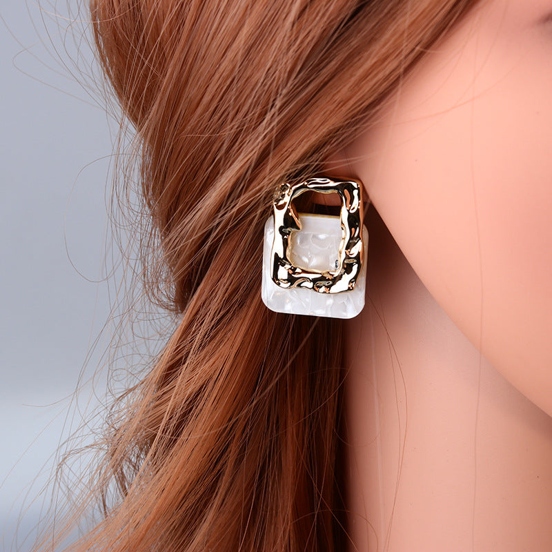 Fashion Geometric Alloy Plating Earrings