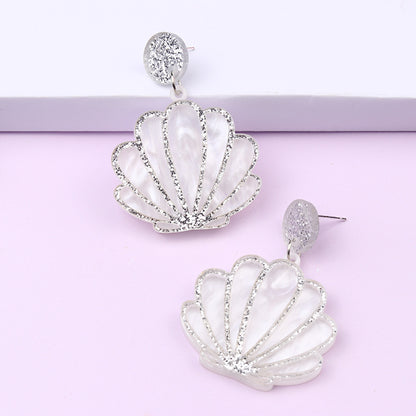 Fashion Shell Arylic Earrings