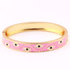 Fashion Devil's Eye Copper Bangle Contrast Collar Copper Bracelets